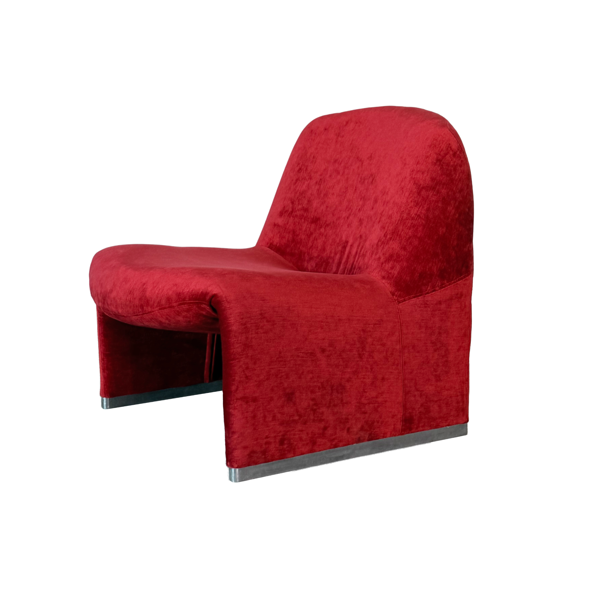 ALKY red velvet chair