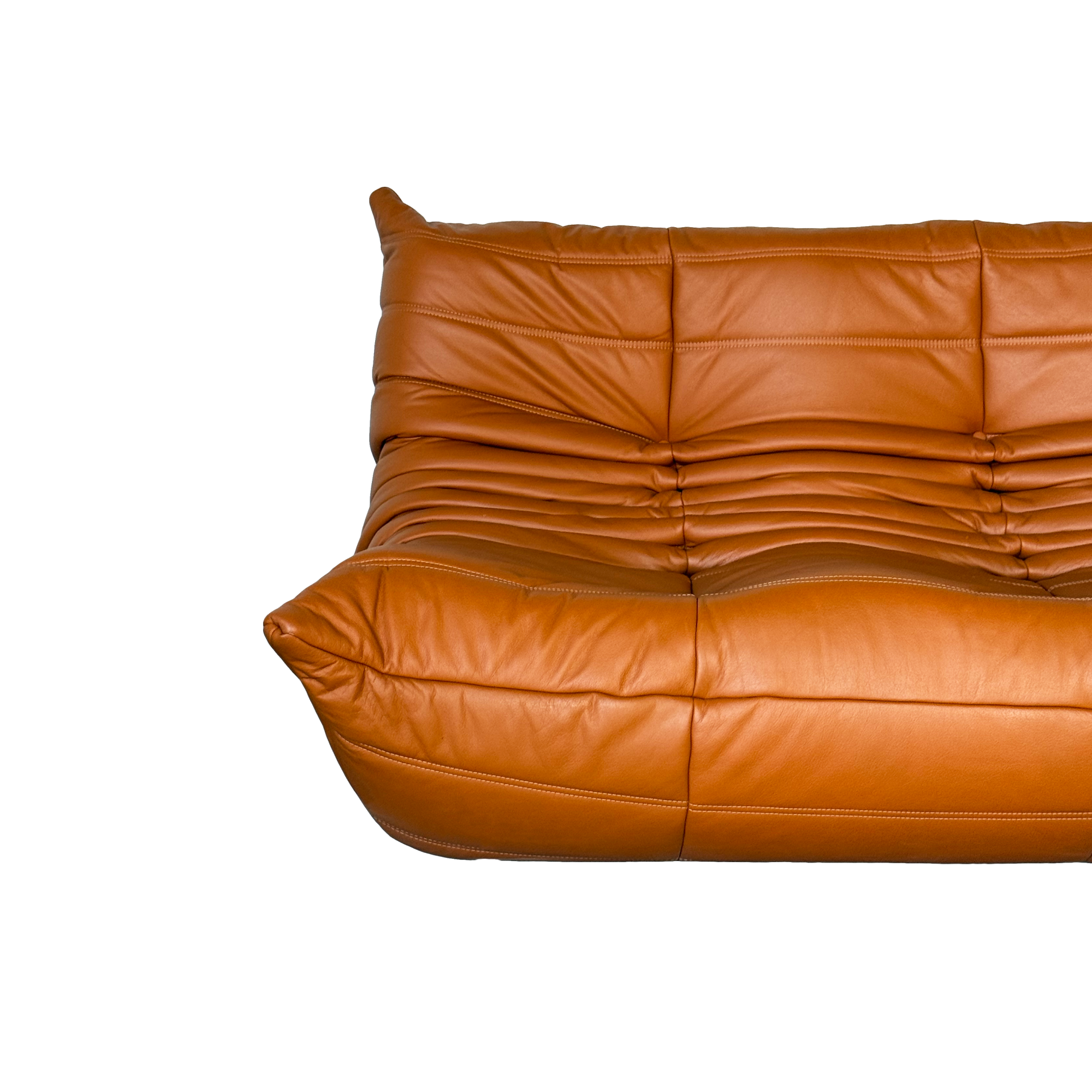 TOGO caramel leather sofa